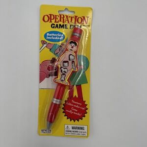 VTG New Operation Mini Game Pen Stylus Hasbro 2001 Factory Sealed Vintage